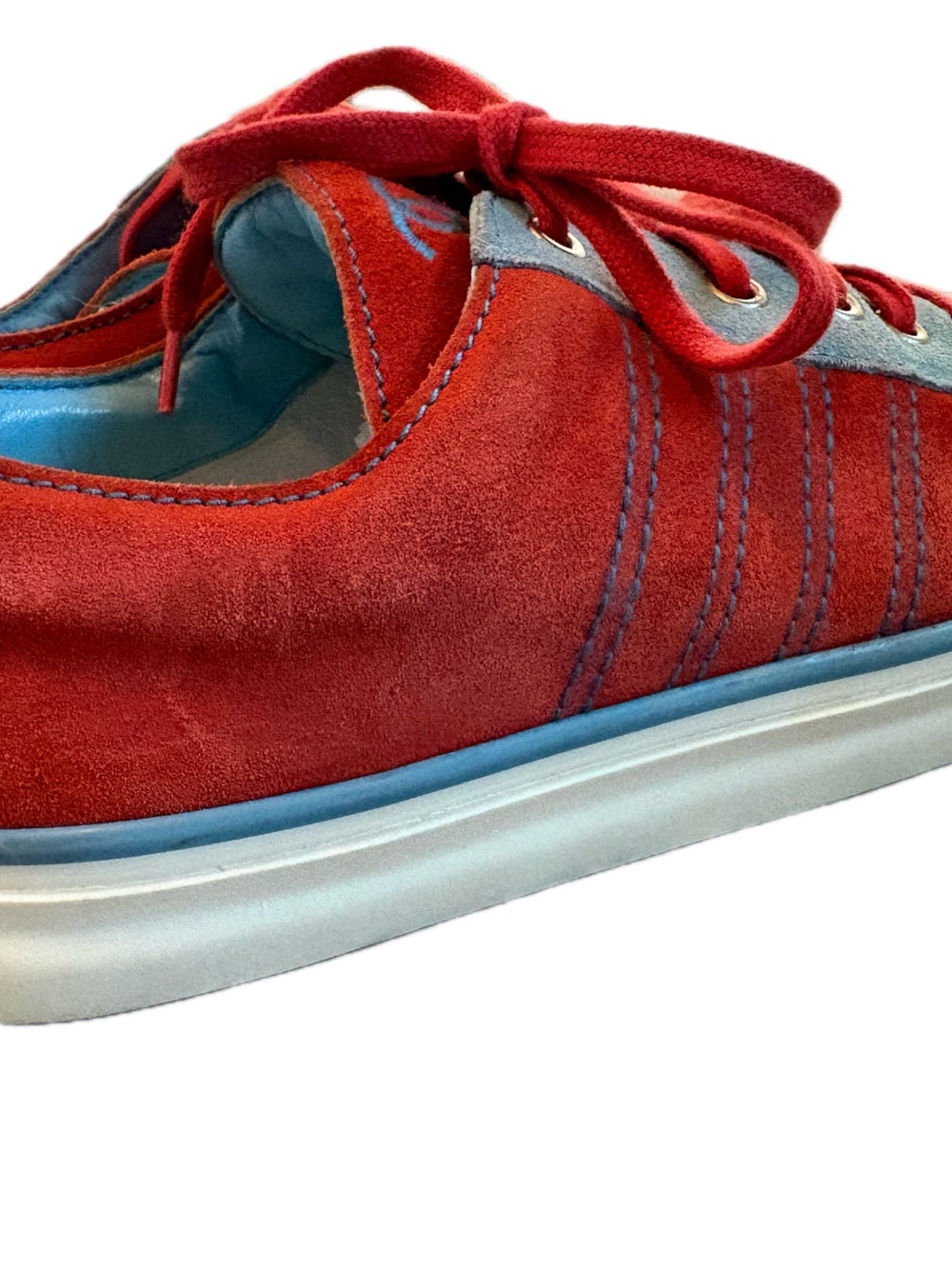 CHANEL Womens Sneakers US Size 8 Suede Leather Low Top Vintage 2002 Sport EUC - Picture 11 of 15
